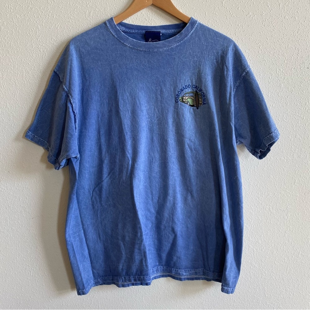 Coronado California Vintage Embroidered T-Shirt - Picture 4 of 7